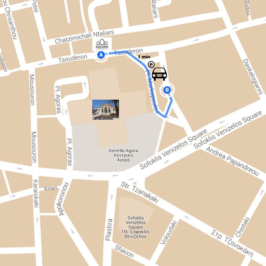 Agora Suites Chania  Bagian luar foto